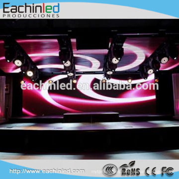 Concierto escenario decoración interior p3.9 SMD 3in1 led video wall a la venta